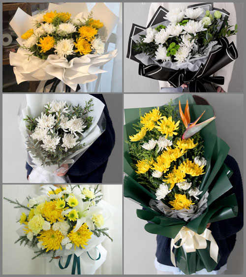 河北承德双滦区滦河镇东园子村白事花束代送